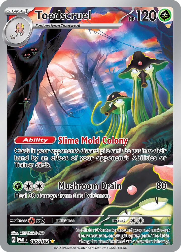 [ENG][NM] Karta Pokemon Toedscruel 185/182 - Paradox Rift