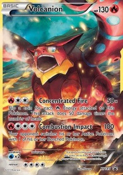 [ENG][NM] Karta Pokemon Volcanion XY185 - XY Black Star Promos [Masterball Reverse]