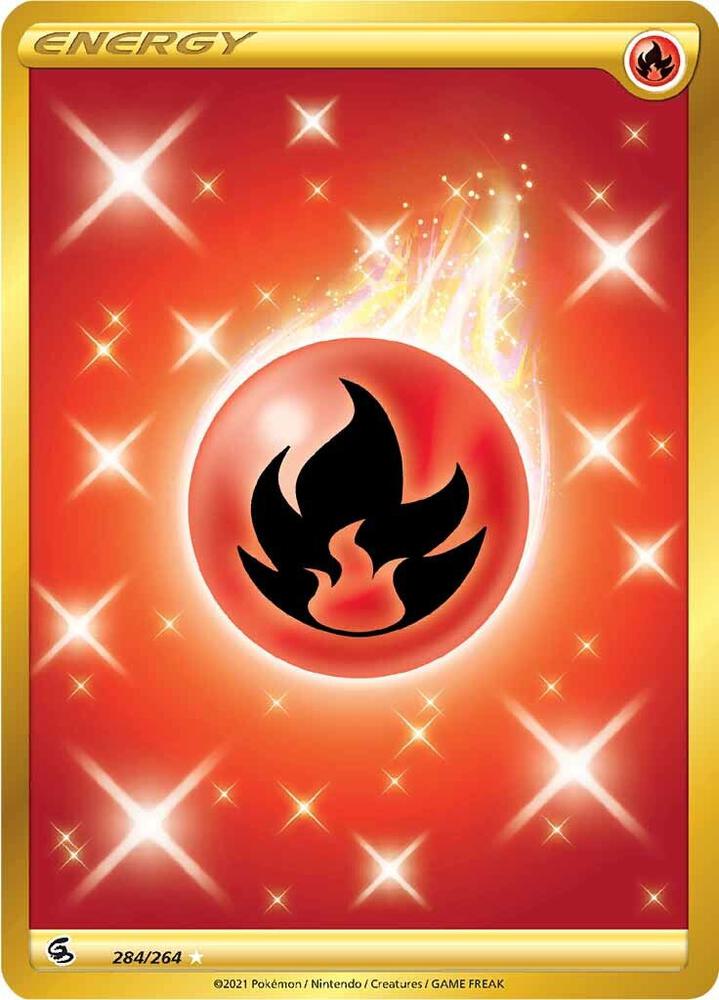 [ENG][NM] Karta Pokemon Fire Energy 284 - Fusion Strike