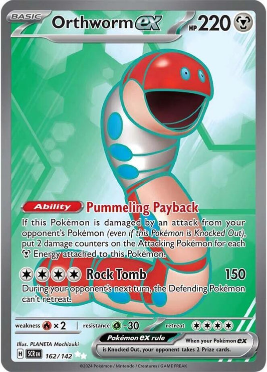 [ENG][NM] Karta Pokemon Orthworm ex 162/142 - Stellar Crown
