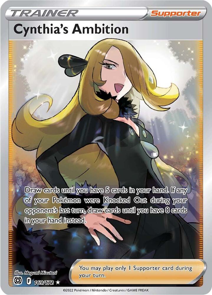 [ENG][NM] Karta Pokemon Cynthia's Ambition 169/172 - Brilliant Stars
