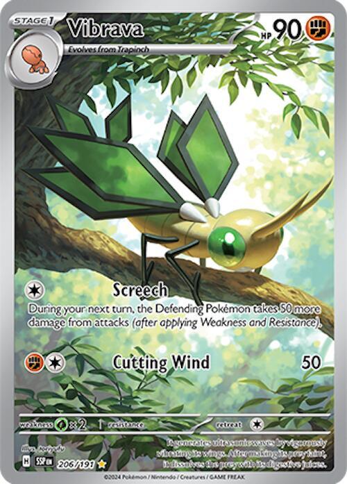 [ENG][NM] Karta Pokemon Vibrava 206/191 - Surging Sparks