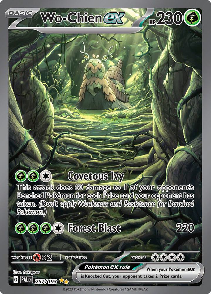 [ENG][NM] Karta Pokemon Wo-Chien ex 257/193 - Paldea Evolved