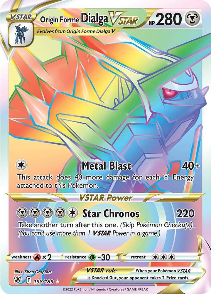 [ENG][NM] Karta Pokemon Origin Forme Dialga VSTAR 198/189 - Astral Radiance