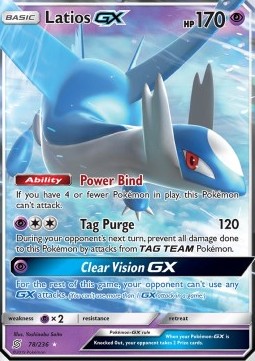 [ENG][NM] Karta Pokemon Latios GX 78 - Unified Minds