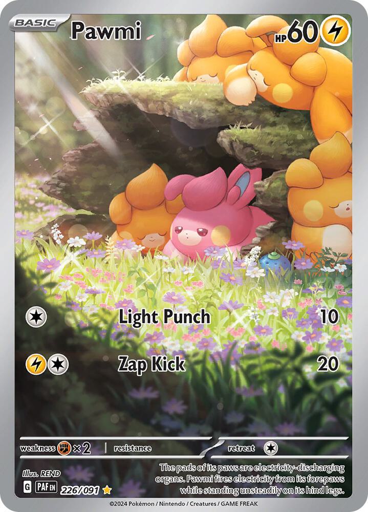 [ENG][NM] Karta Pokemon Pawmi 226/091 - Paldean Fates