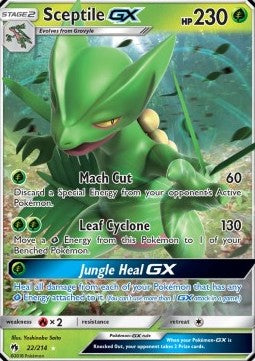 [ENG][NM] Karta Pokemon Sceptile GX 22 - Lost Thunder