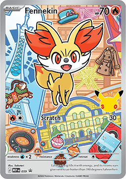 [ENG][NM] Karta Pokemon Fennekin 59 - MEP Black Star Promos