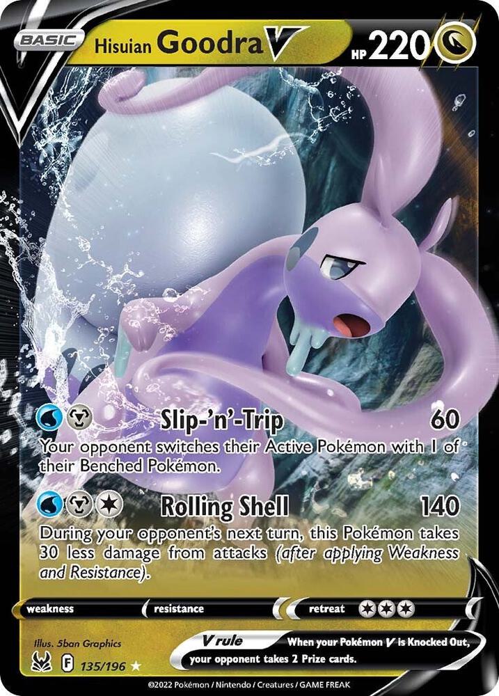 [ENG][NM] Karta Pokemon Hisuian Goodra V 135/196 - Lost Origin