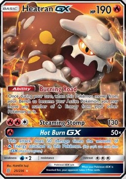 [ENG][NM] Karta Pokemon Heatran GX 25 - Unified Minds