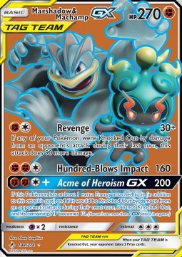 [ENG][NM] Karta Pokemon Marshadow & Machamp GX 198 - Unbroken Bonds