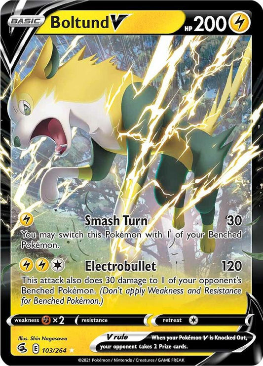 [ENG][NM] Karta Pokemon Boltund V 103 - Fusion Strike