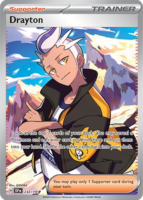 [ENG][NM] Karta Pokemon Drayton 232/191 - Surging Sparks