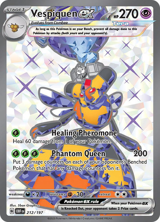 [ENG][NM] Karta Pokemon Vespiquen ex 212/197 - Obsidian Flames
