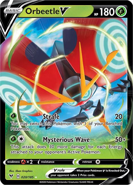 [ENG][NM] Karta Pokemon Orbeetle V 020/185 - Vivid Voltage