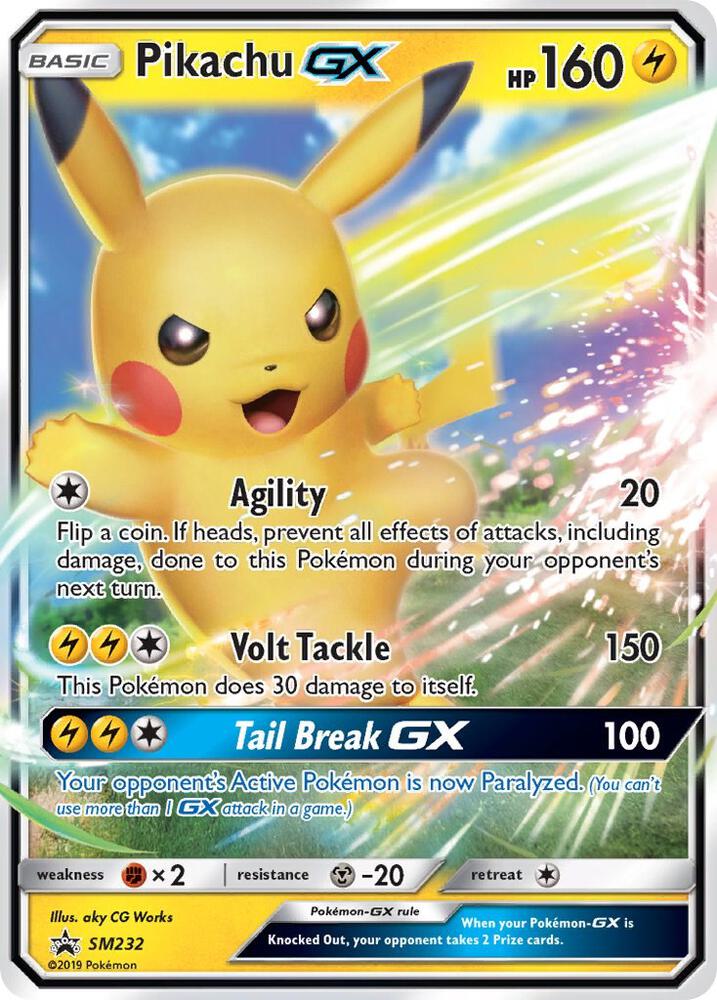 [ENG][NM] Karta Pokemon Pikachu GX 232 - SM Promos