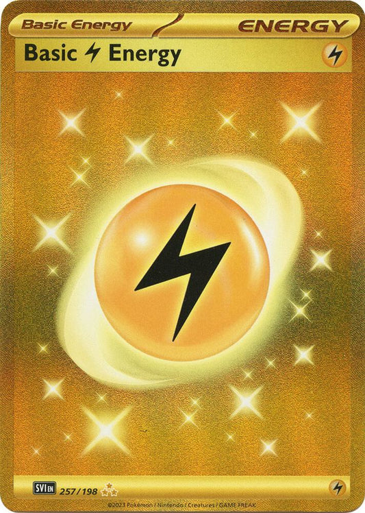[ENG][NM] Karta Pokemon Basic Lightning Energy 257/198 - Scarlet & Violet Base Set