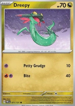 [ENG][NM] Karta Pokemon Dreepy 071/131 - Prismatic Evolutions [Pokeball Reverse]