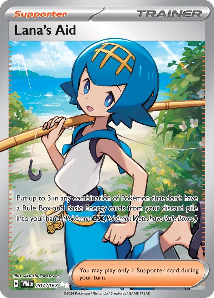 [ENG][NM] Karta Pokemon Lana's Aid 207/167 - Twilight Masquerade