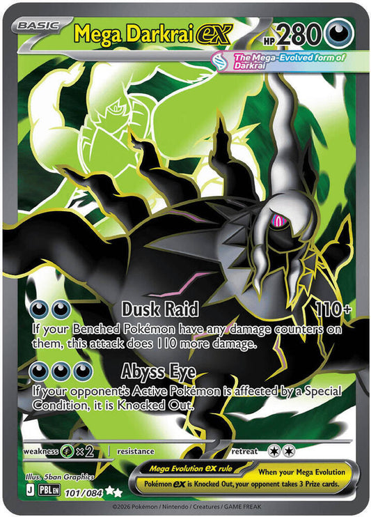 [ENG][NM] Karta Pokemon Mega Darkrai ex 101/084 - Pitch Black