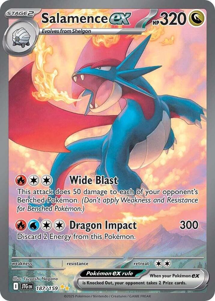 [ENG][NM] Karta Pokemon Salamence ex 187/159 - Journey Together