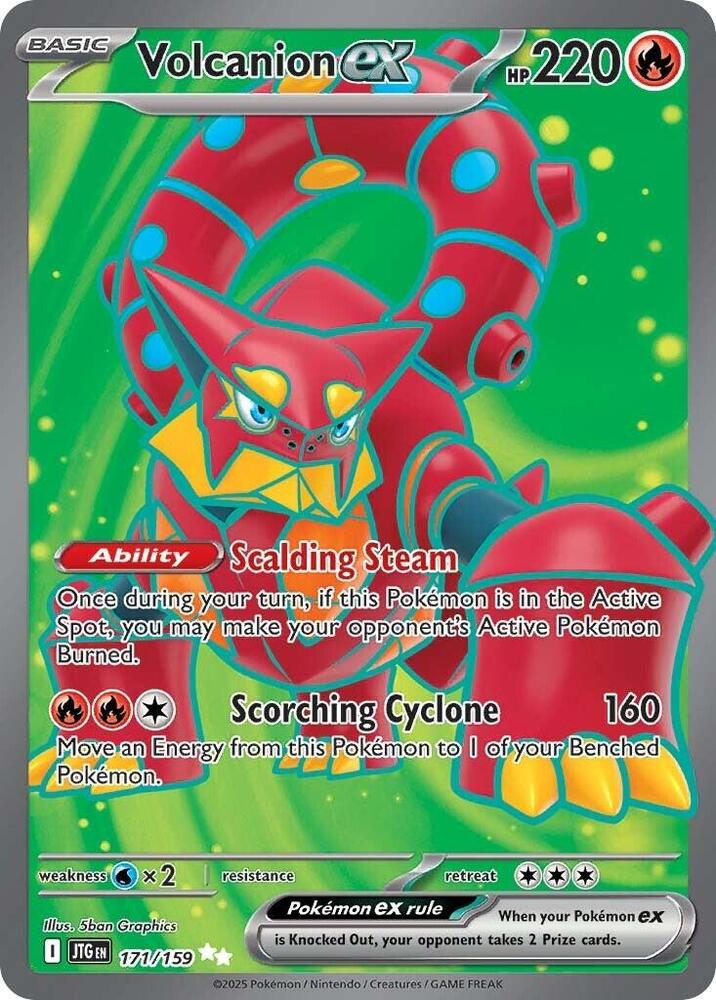 [ENG][NM] Karta Pokemon Volcanion ex 171/159 - Journey Together