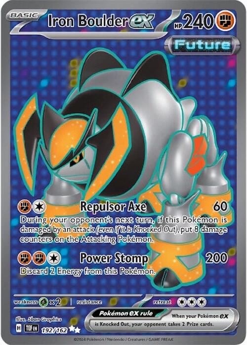 [ENG][NM] Karta Pokemon Iron Boulder ex 192/162 - Temporal Forces