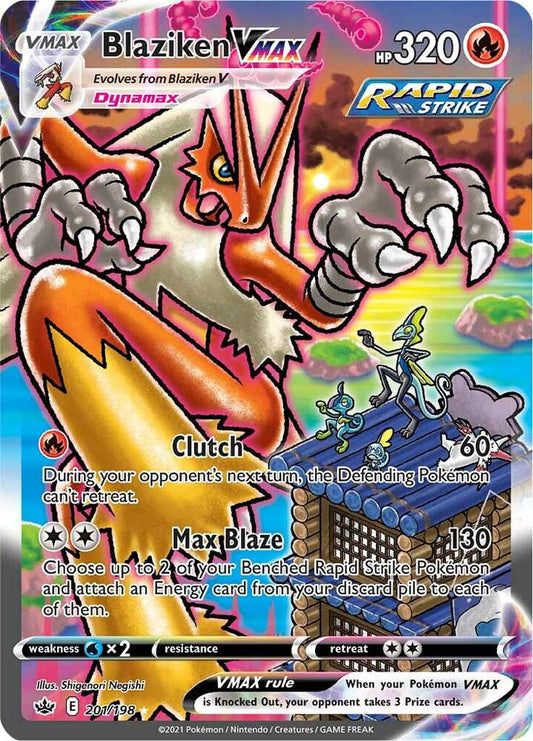 [ENG][NM] Karta Pokemon Blaziken VMAX 201/198 - Chilling Reign