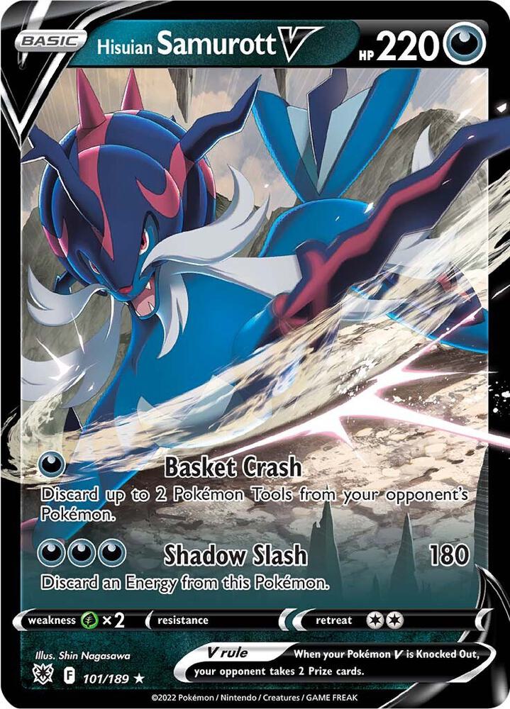 [ENG][NM] Karta Pokemon Hisuian Samurott V 101/189 - Astral Radiance