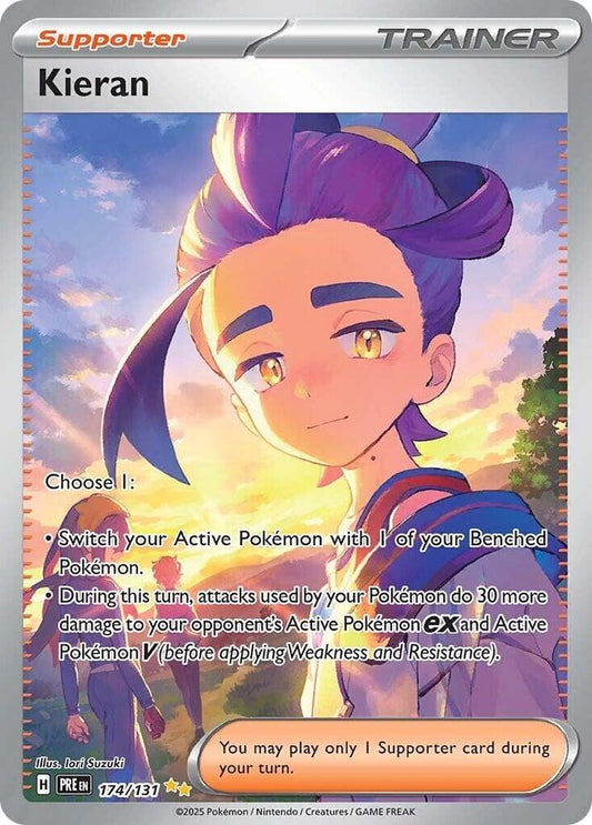 [ENG][NM] Karta Pokemon Kieran 174/131 - Prismatic Evolutions