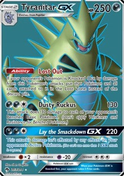 [ENG][NM] Karta Pokemon Tyranitar GX 203 - Lost Thunder