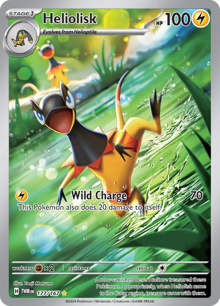[ENG][NM] Karta Pokemon Heliolisk 177/167 - Twilight Masquerade