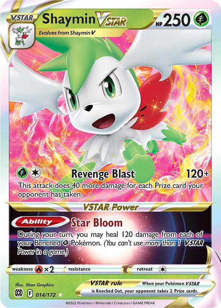 [ENG][NM] Karta Pokemon Shaymin VSTAR 014/172 - Brilliant Stars
