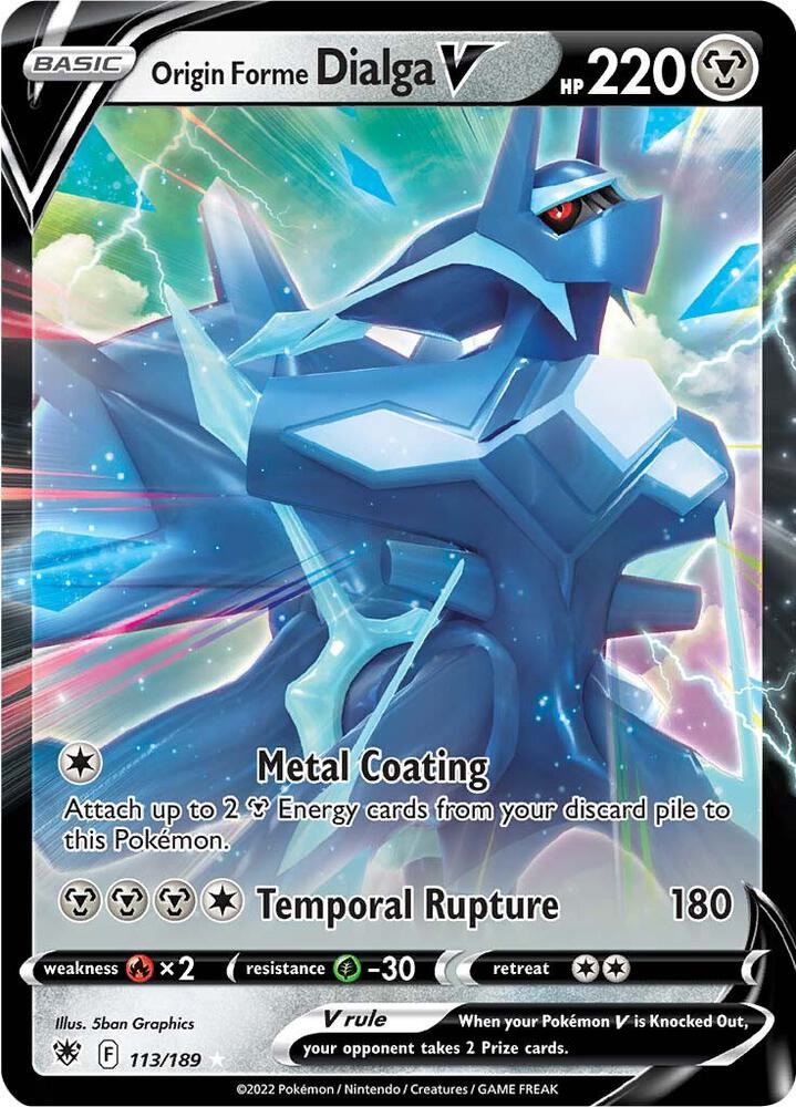[ENG][NM] Karta Pokemon Origin Forme Dialga V 113/189 - Astral Radiance