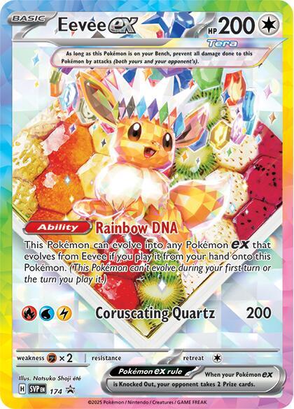 [ENG][NM] Karta Pokemon Eevee ex 174 - SVP Black Star Promos