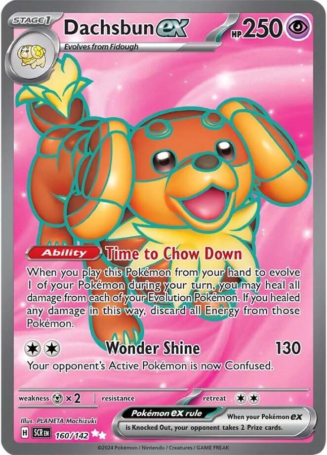 [ENG][NM] Karta Pokemon Dachsbun ex 160/142 - Stellar Crown