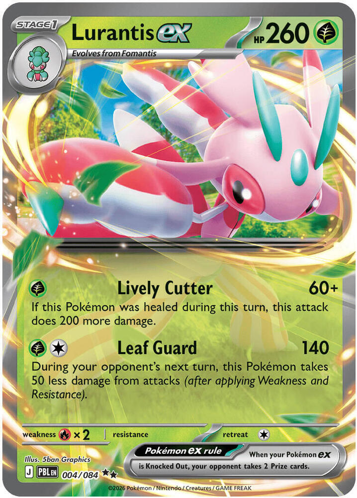 [ENG][NM] Karta Pokemon Lurantis ex 004/084 - Pitch Black