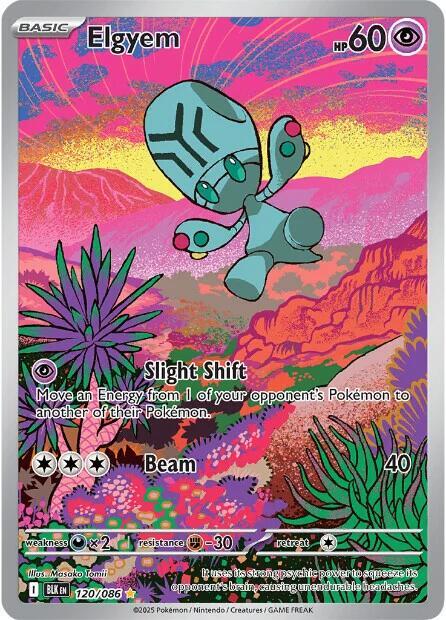 [ENG][NM] Karta Pokemon Elgyem 120/086 - Black Bolt