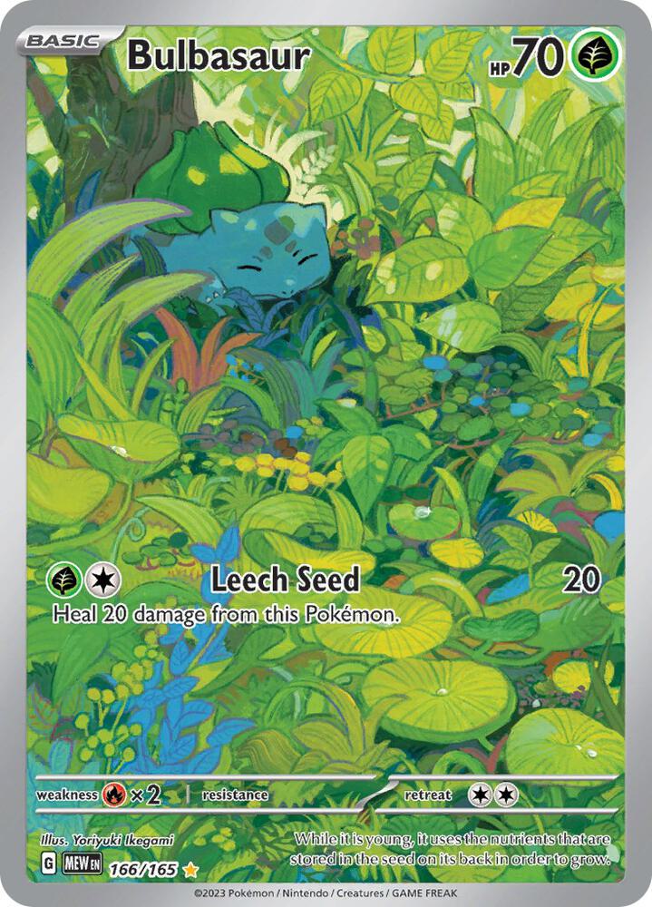 [ENG][NM] Karta Pokemon Bulbasaur 166/165 - 151