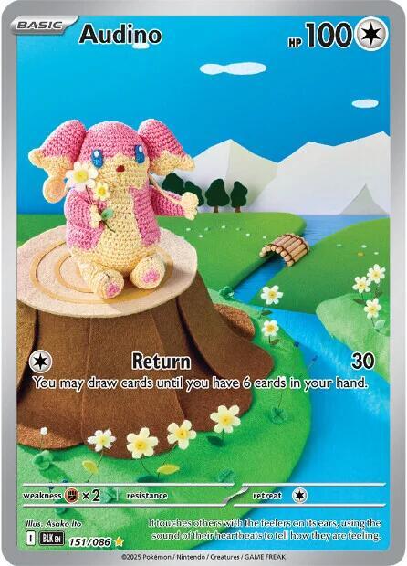 [ENG][NM] Karta Pokemon Audino 151/086 - Black Bolt
