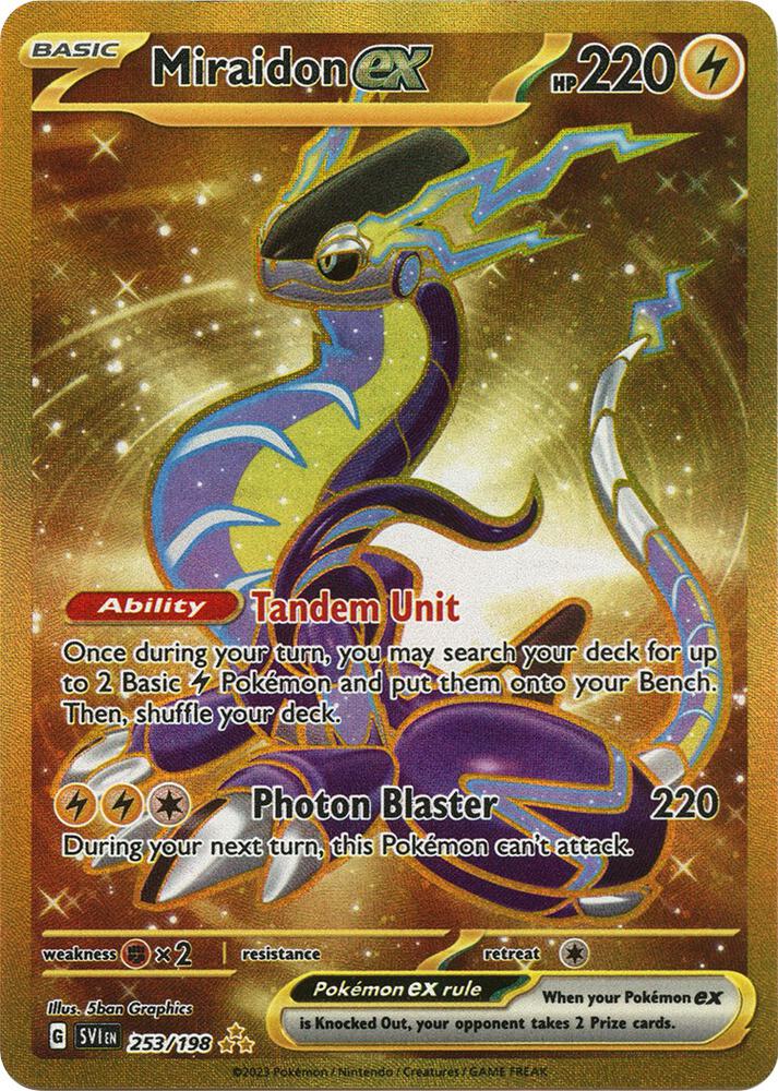 [ENG][NM] Karta Pokemon Miraidon ex 253/198 - Scarlet & Violet Base Set