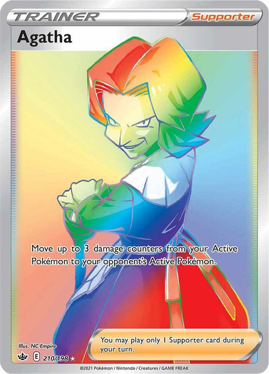 [ENG][NM] Karta Pokemon Agatha 210/198 - Chilling Reign
