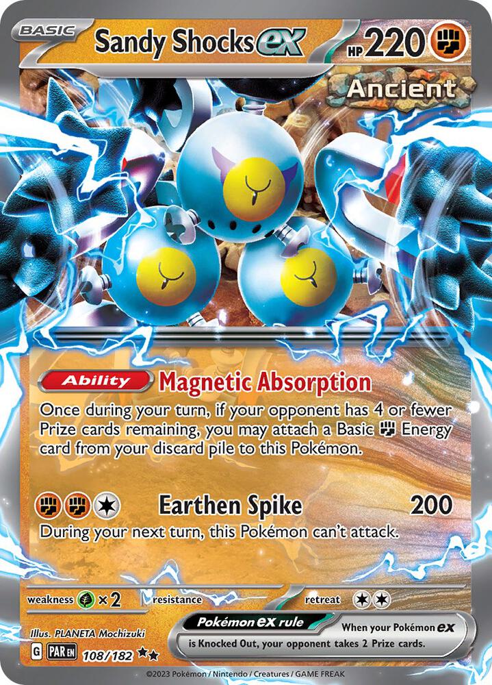 [ENG][NM] Karta Pokemon Sandy Shocks ex 108/182 - Paradox Rift