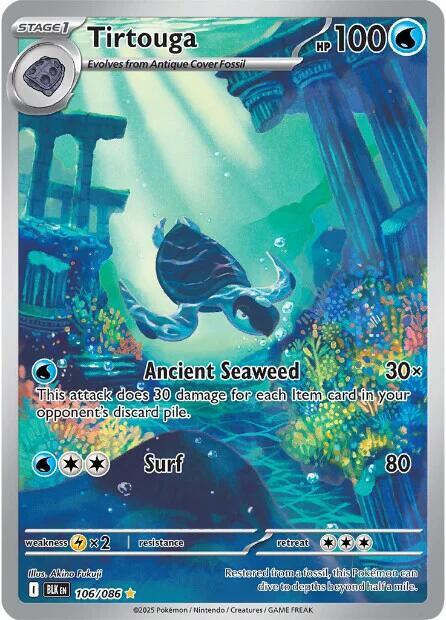 [ENG][NM] Karta Pokemon Tirtouga 106/086 - Black Bolt