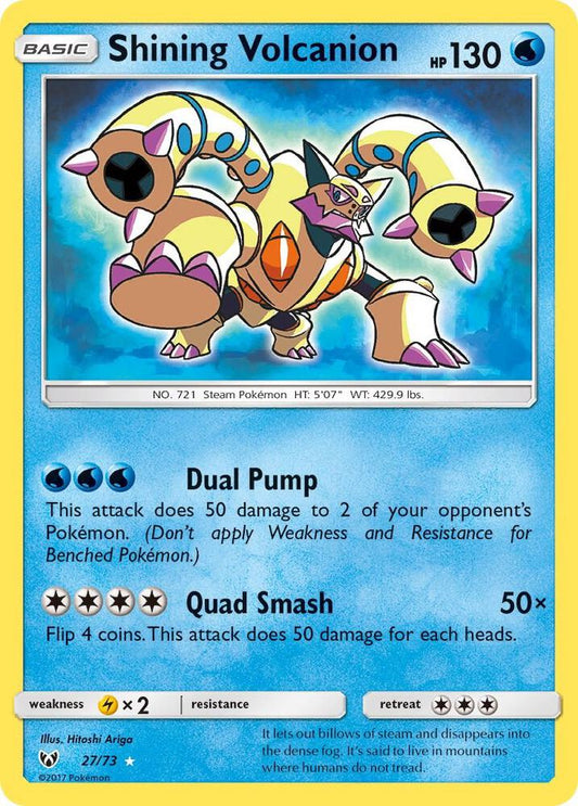 [ENG][NM] Karta Pokemon Shining Volcanion 27 - Shining Legends