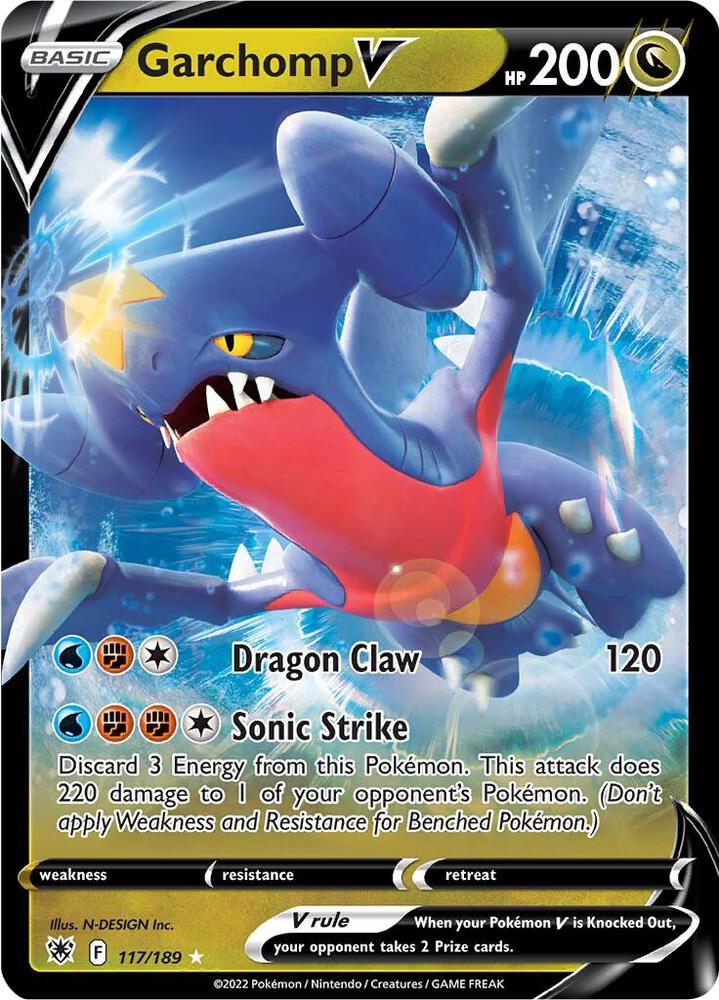 [ENG][NM] Karta Pokemon Garchomp V 117/189 - Astral Radiance