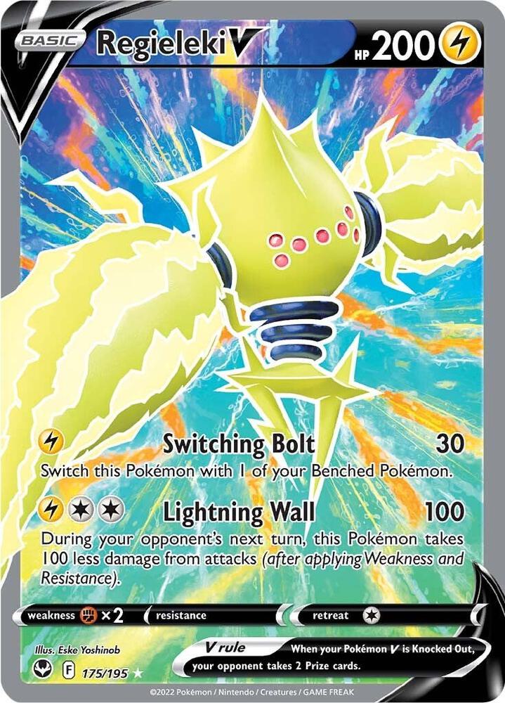 [ENG][NM] Karta Pokemon Regieleki V 175/195 - Silver Tempest