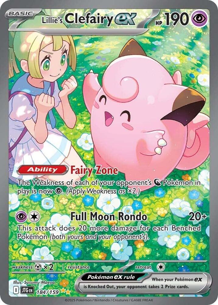 [ENG][NM] Karta Pokemon Lillie's Clefairy ex 184/159 - Journey Together