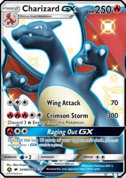[ENG][NM] Karta Pokemon Charizard GX SV49 - Hidden Fates