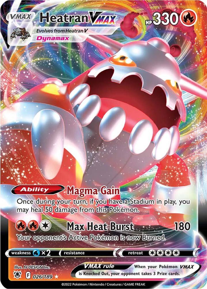 [ENG][NM] Karta Pokemon Heatran VMAX 026/189 - Astral Radiance